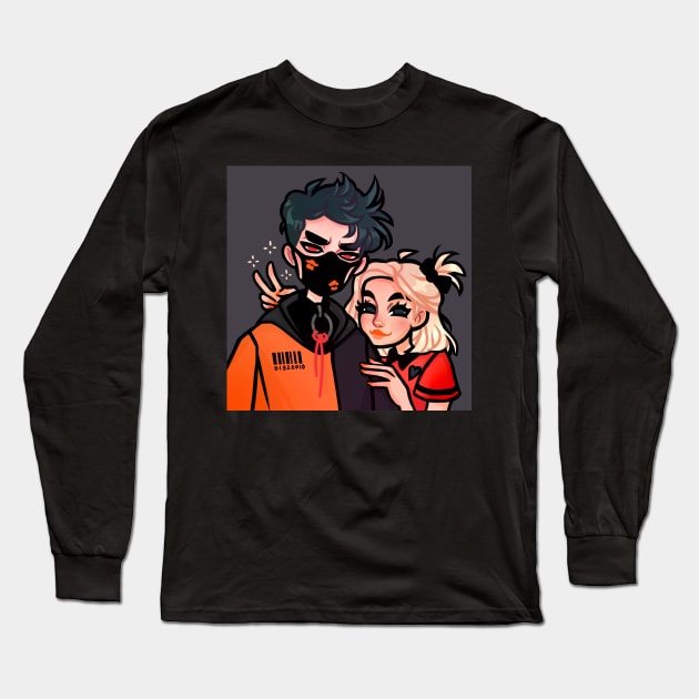 Sweet lovers Long Sleeve T-Shirt by LinDemonic